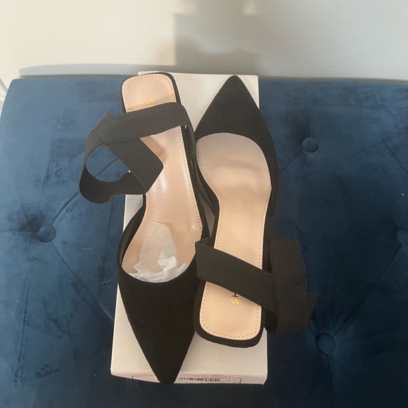 Ankle strap black heels - Picture 2 of 5